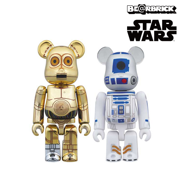 스타워즈 베어브릭 C-3PO &amp; R2-D2 BE@RBRICK STAR WARS 2PACK